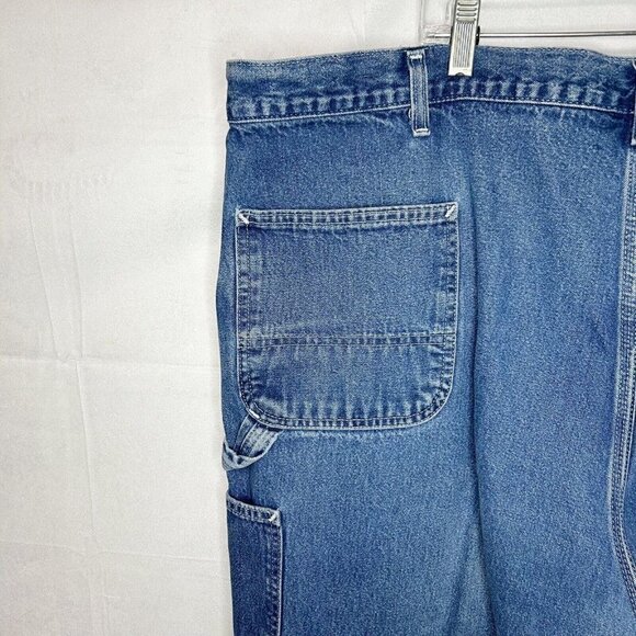 Carhartt B13-DST Tag Sz 48x30 Dungaree Fit Mens Carpenter Jeans 100% Cotton - Picture 10 of 13